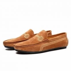 MECEBOM Official Store Men's Apparels Saint Morris Leather Driving Shoes