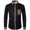 PARKLEES Official Store Sky Madrid Leopard Button-Up Shirt Men's Apparels 2 PARKLEES Official Store Sky Madrid Leopard Button-Up Shirt Men's Apparels
