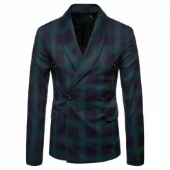 TKS Store Hanson Plaid Blazer