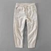 China Cloth Men's Apparels Saint Morris Coastal Linen Pants