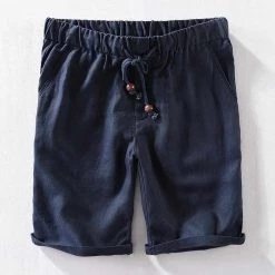 China Cloth Saint Morris Cayman Coast Linen Shorts