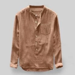 Desire Store Men's Apparels Sky Madrid Reef Linen Shirt