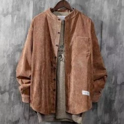 Wardrobe Dong Store Men's Apparels North Royal Oversized Corduroy Shirt