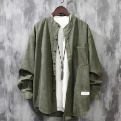 Wardrobe Dong Store Men's Apparels North Royal Oversized Corduroy Shirt