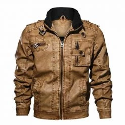 Ruby.Ruth Official Store North Royal Casual Leather Jacket