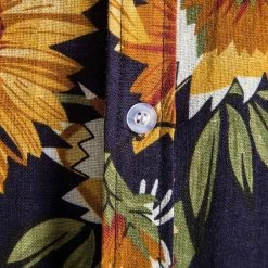 987 Crooked Store Men's Apparels Sky Madrid Sunflower Beach Shirt 10 987 Crooked Store Men's Apparels Sky Madrid Sunflower Beach Shirt