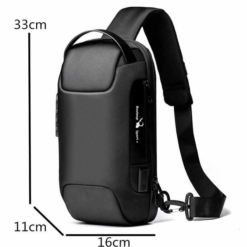 SUUTOOP Multifunctional Bag Store Men's Apparels Saint Morris Waterproof Anti-Theft Sling Bag 7 SUUTOOP Multifunctional Bag Store Men's Apparels Saint Morris Waterproof Anti-Theft Sling Bag