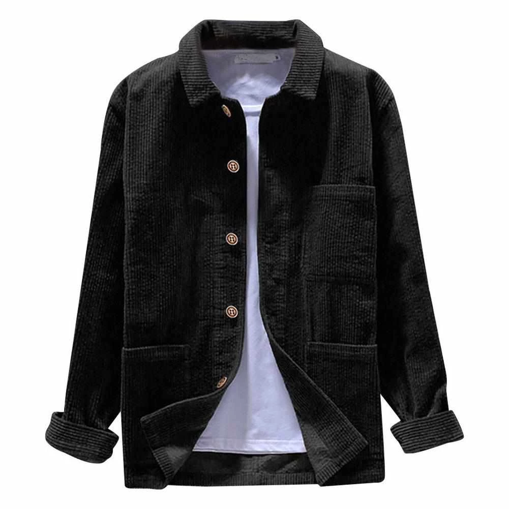 Challengers Store Men's Apparels North Royal Casual Corduroy Long-Sleeve Shirt 5 Challengers Store Men's Apparels North Royal Casual Corduroy Long-Sleeve Shirt