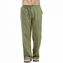 Moon Mogul Saint Morris Oahu Casual Linen Pants