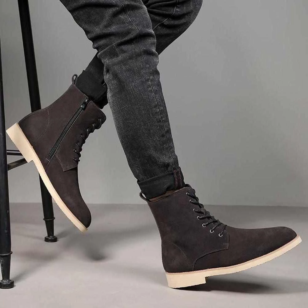 Merkmak Official Store Saint Morris Suede Chelsea Boots 6 Merkmak Official Store Saint Morris Suede Chelsea Boots