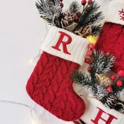 Mianzi Store North Royal Knitted Festive Stockings Home 7 Mianzi Store North Royal Knitted Festive Stockings Home