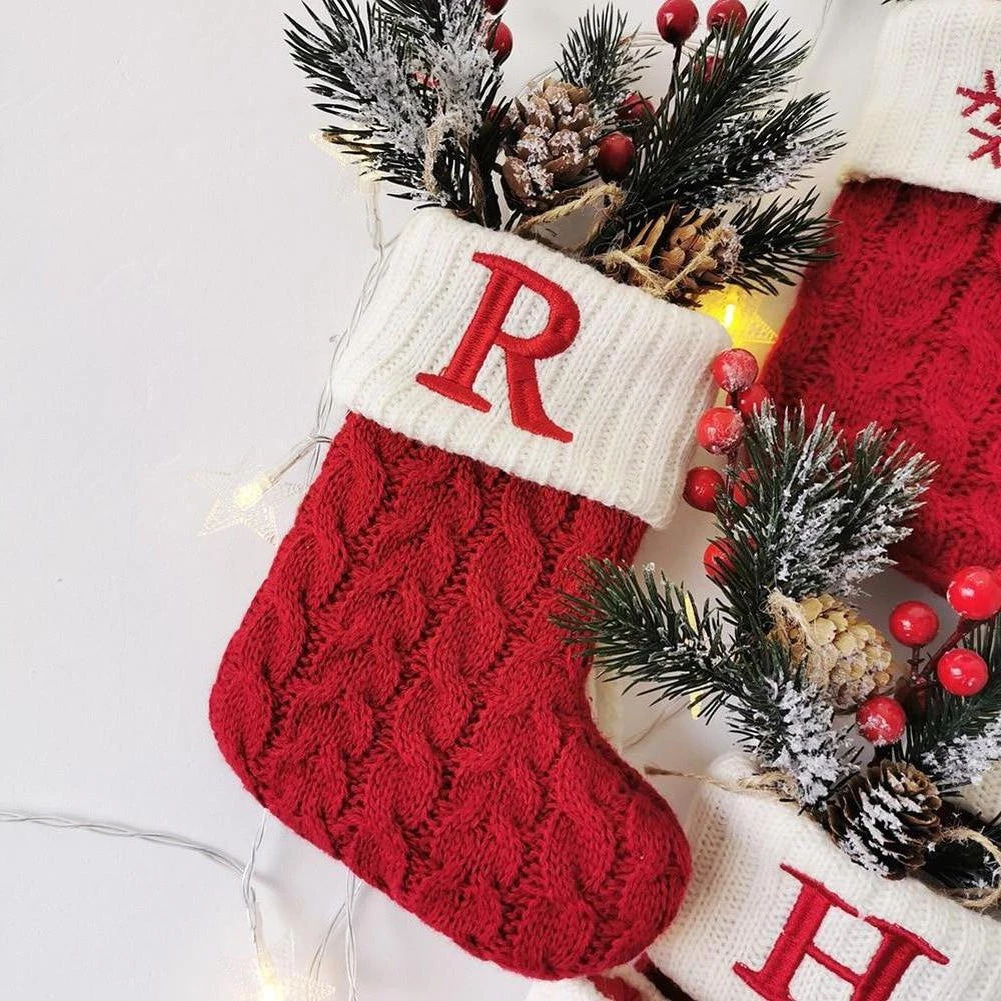 Mianzi Store North Royal Knitted Festive Stockings Home 5 Mianzi Store North Royal Knitted Festive Stockings Home