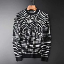 Minglu Official Store North Royal Fingerprint Pullover Men's Apparels
