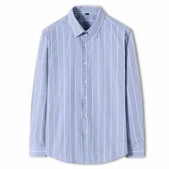 JEWUTO Speciality Store Men's Apparels North Royal Long Sleeve Casual Button-Up Shirt