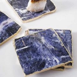 Qiansi Decor Store Home Silhouettes Stone Coasters