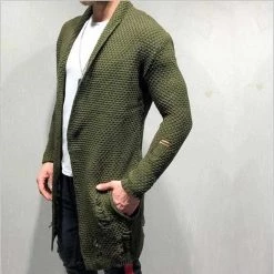 Dropshipping-Factory Store Men's Apparels Rambo Ripped Cardigan 11 Dropshipping-Factory Store Men's Apparels Rambo Ripped Cardigan