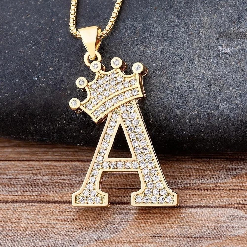NIDIN Factory Online Store Saint Morris Royal Initial Necklace Men's Apparels 3 NIDIN Factory Online Store Saint Morris Royal Initial Necklace Men's Apparels