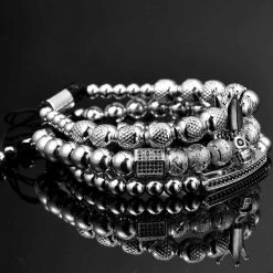 JuneLeaf Official Store Royal Skull Bracelet Set Men's Apparels 7 JuneLeaf Official Store Royal Skull Bracelet Set Men's Apparels