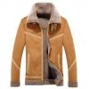 TWILIGHTBEAR Store Men's Apparels Saint Morris Fur Lined Leather Coat