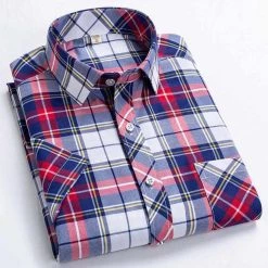 YaoMan E-Commerce Co.,Ltd. Store Saint Morris Plaid Camp Shirt
