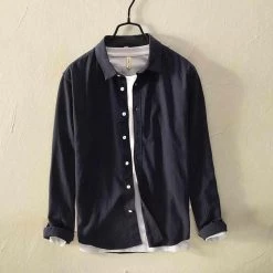 Cotton Linen Store Sky Madrid Country Club Long-Sleeve Shirt Men's Apparels