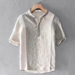 Cotton Linen Store Saint Morris Casual Linen Shirt Men's Apparels