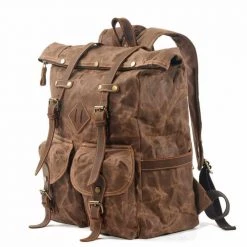 Kinstta HongKong Co.,Limited Men's Apparels Canvas Hiking Backpack