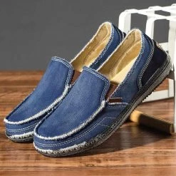 PUAMSS Official Store Rocky Canvas Loafers Men's Apparels