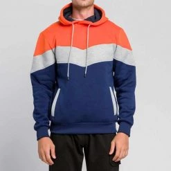 ASALI Men's Store Zander Striped Hoodie Men's Apparels