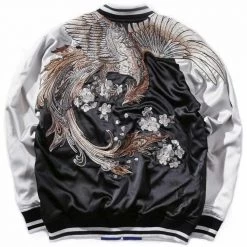 Lisafang 1212 Store Phoenix Sukajan Souvenir Varsity Jacket Men's Apparels