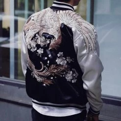 Lisafang 1212 Store Phoenix Sukajan Souvenir Varsity Jacket Men's Apparels 16 Lisafang 1212 Store Phoenix Sukajan Souvenir Varsity Jacket Men's Apparels