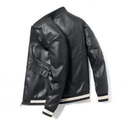 HKTY Official Store North Royal Rider Leather Jacket Men's Apparels