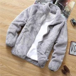 ZT-TREND Store Men's Apparels North Royal Fleece Zip-Up Jacket