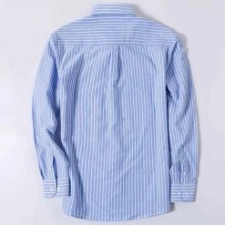 Sinwoyan Online Store Men's Apparels Sky Madrid Formal Striped Button-Down Shirt