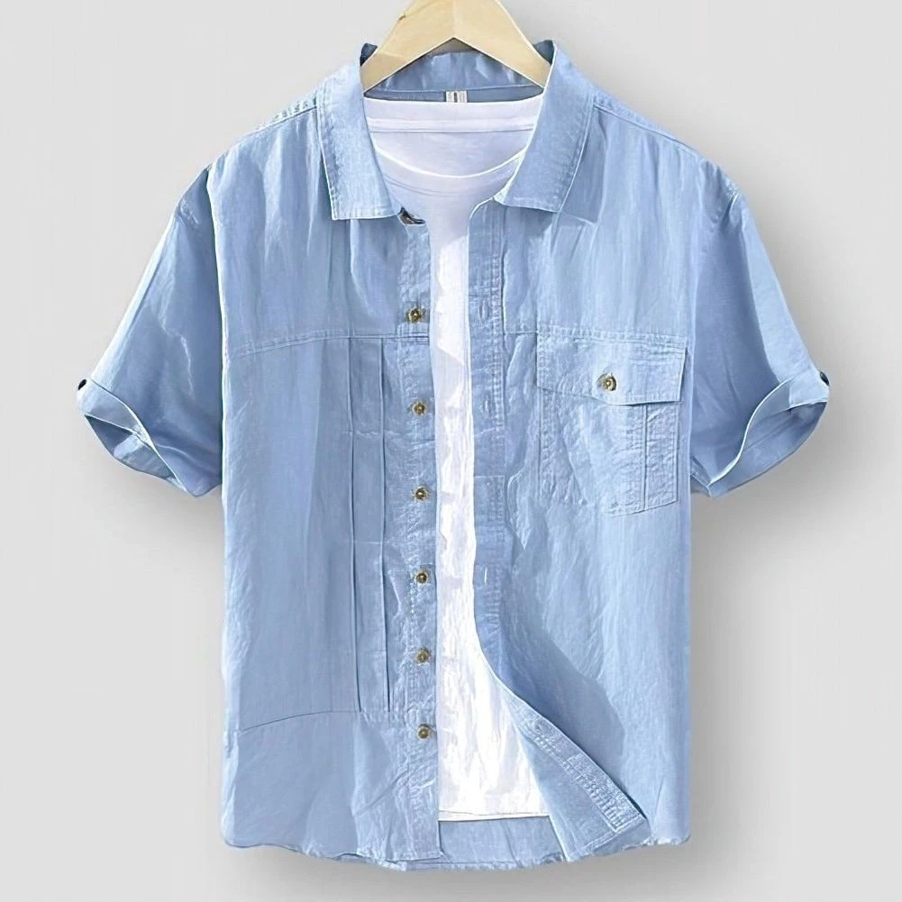 Pinecypress Official Store Saint Morris Koloa Linen Shirt Men's Apparels 3 Pinecypress Official Store Saint Morris Koloa Linen Shirt Men's Apparels