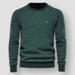 AIOPESON Official Store Men's Apparels Saint Morris Lester Striped Sweater