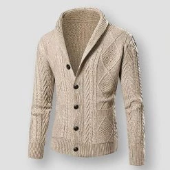 QINXUAN&ZIJIE Store Men's Apparels Saint Morris Leuven Knitted Cardigan
