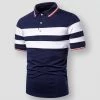 Urban Tribes Store Men's Apparels Saint Morris Loures Striped Polo Shirt