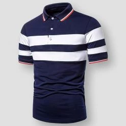 Urban Tribes Store Men's Apparels Saint Morris Loures Striped Polo Shirt