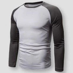 WOWKA Store Saint Morris Raglan Cotton Shirt Men's Apparels