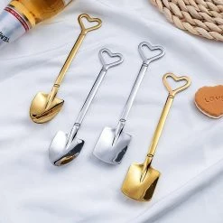 Dreamy Life Store Home Saint Morris Stainless Steel Heart Spoons