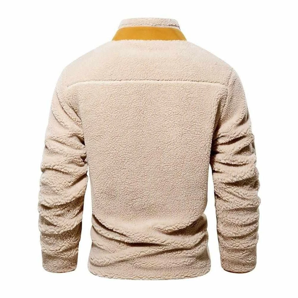 Shop900235354 Store Men's Apparels Sky Madrid Contrast Fleece Jacket 6 Shop900235354 Store Men's Apparels Sky Madrid Contrast Fleece Jacket