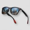 FUQIAN Eyewear Store Sky Madrid Auburn Polarized Sunglasses Men's Apparels