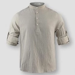 King Billion Official Store Sky Madrid Charleroi Linen Shirt Men's Apparels