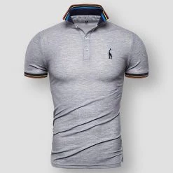 AIOPESON Official Store Men's Apparels Sky Madrid Columbus Polo Shirt