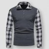 King Billion Official Store Sky Madrid Lund Plaid Shirt