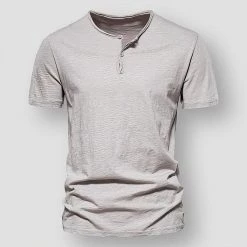 AIOPESON Official Store Sky Madrid Mersch Henley Shirt