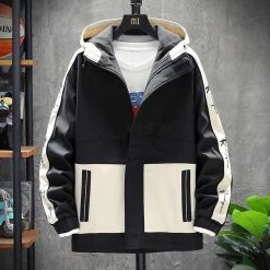 ZxpjK Store Casual Town Jacket Men's Apparels