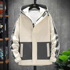 ZxpjK Store Casual Town Jacket Men's Apparels