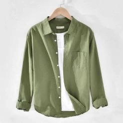 China Cloth Saint Morris Linen Shirt Men's Apparels